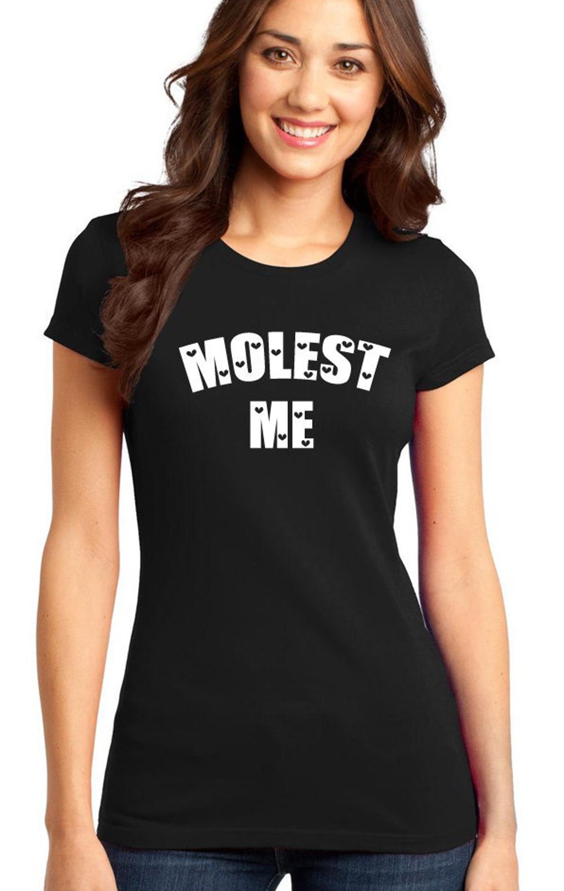 MOLEST ME womens t-shirt Molest Me Juniors shirts Sexy | Etsy