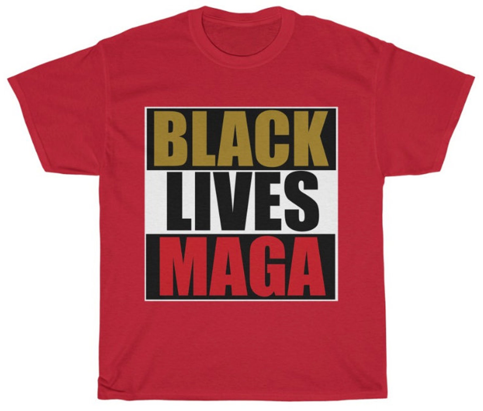 BLACK LIVES MAGA T-shirts Official Black Lives M A G A shirt | Etsy