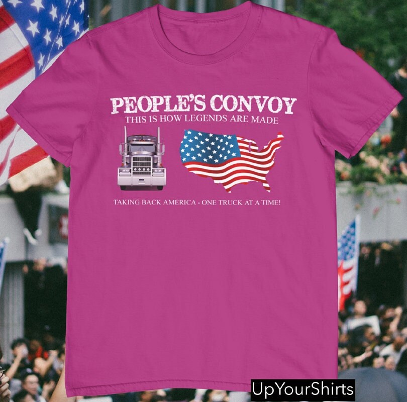 T-SHIRTS Freedom Convoy Shirt Trucker 
