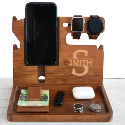 Electronics & Accessories Docking Stations Wood Gift for Her Bridal