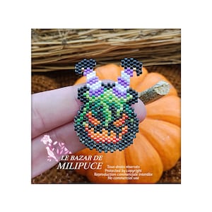 Witch and evil cauldron - witch and evil cauldron - Diagram for weaving with Miyuki beads - Pattern for weaving with Miyuki beads