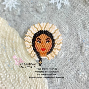 Inuit - Diagram for Miyuki bead weaving - Pattern for weaving with Miyuki beads