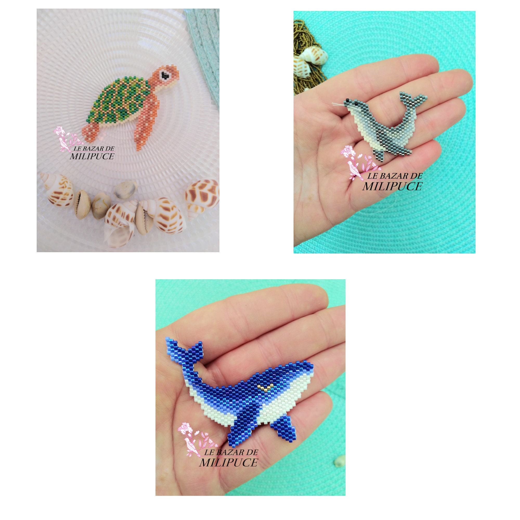 3 Animaux Marins 3 Marine Animals Diagramme Pour Tissage Etsy 3 Animaux Marins 3 Marine Animals Diagramme Pour Tissage Etsy