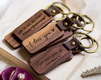 Customized Name Keychain for Girls or Boys (Wood) - Incredible Gifts