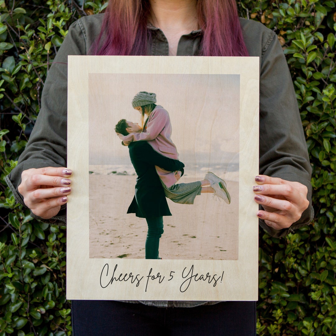 Your Photo on Wood Print Wedding Picture on Wood Wall Art Etsy