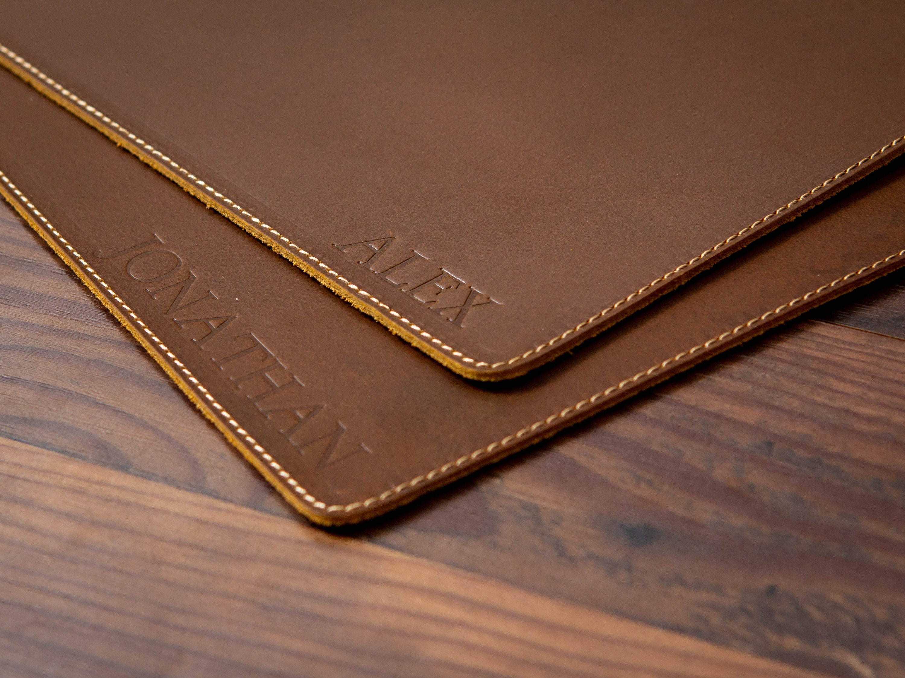 Large Leather Desk Mat for Keyboard & Mouse 27.5x11.75 New Etsy