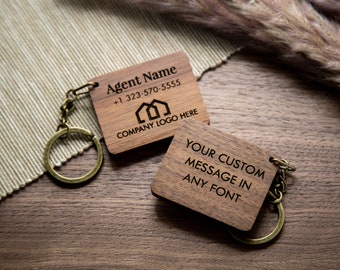 Rentals Bulk Custom Keychains /& Zipper-pulls for Gift Shops Cabins AirBnBs Hotels Realtors