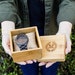 Engraved Wood Watch & Gift Box - Mens Watch, 5th Wood Anniversary Gift for Husband, Wedding Day Gift for Father of Bride Groom Dad FIL 