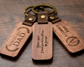 Custom wood best sale keychains