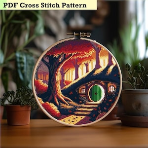 Autumn in the Shire - Cross Stitch Pattern Decor for Christmas