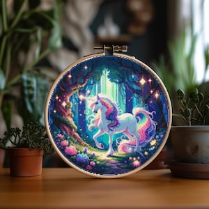 Magical Unicorn - Cross Stitch Pattern Decor