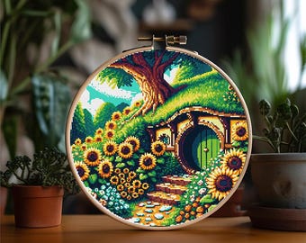 Summer in the Shire - Cross Stitch Pattern Decor