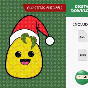 Christmas Pineapple PNG Download Digital Art