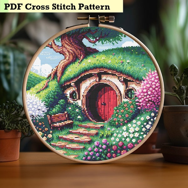 Spring in the Shire - Cross Stitch Pattern Decor