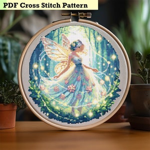 Forest Fairy - Cross Stitch Pattern Decor