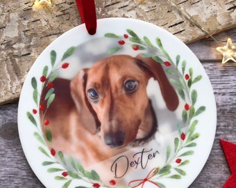 Personalised Pet Christmas Decoration, WITH GIFT BAG