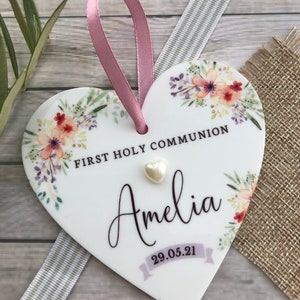 First Holy Communion Gift Personalised Keepsake Plaque