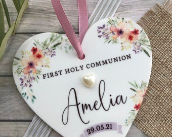 First Holy Communion Gift Personalised Keepsake Plaque