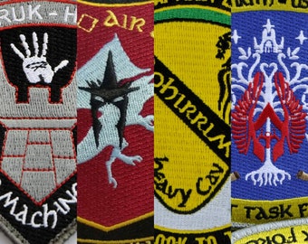 LOTR Embroidered Patches (Combo Pack) || by Orbital Design Lab