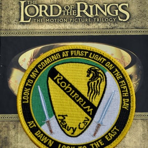 LOTR Embroidered Patch Riders of Rohan by Orbital Design Lab image 7