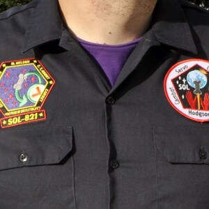 Mystery Science Fan Iron On Morale Patch Pumaman by Orbital Design Lab image 3