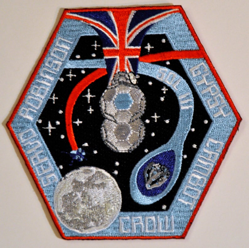 Fer à repasser Mystery Science On Mission Patch Moon Zero Two par Orbital Design Lab image 1