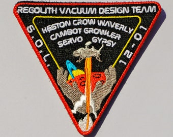 MST3K Patch velcro brodé (Mac et moi) || par Orbital Design Lab