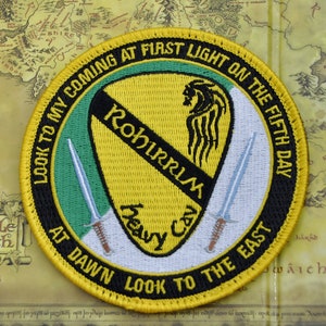 LOTR Embroidered Patch Riders of Rohan by Orbital Design Lab image 6