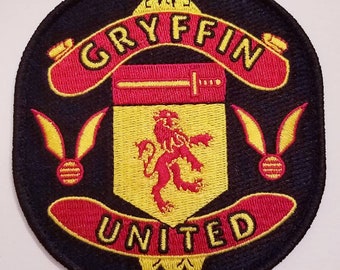 Écusson thermocollant patch applique badge harry potter gryffondor  gryffindor - Un grand marché