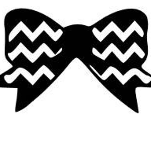 Chevron Bow Svg Etsy