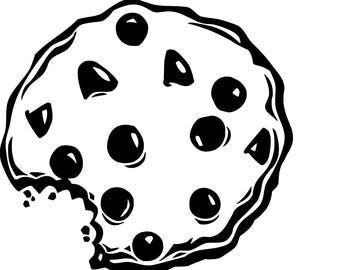 Chocolate Chip Cookie SVG cutting file