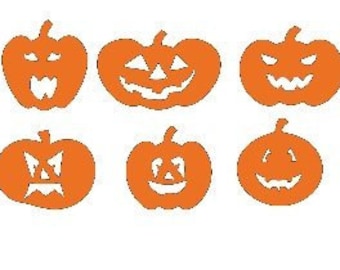 Jack-o-Lantern pumpkin bundle SVG cutting file