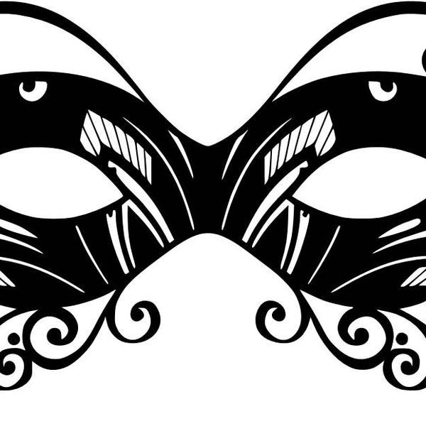 Masquerade Mask SVG Cutting file