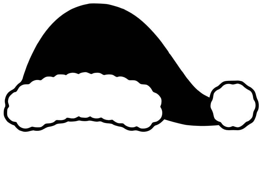 Santa hat SVG cutting file | Etsy