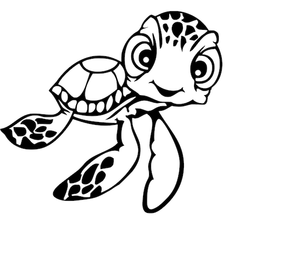 Squirt Turtle Svg Cutting File Etsy