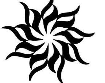 9 Point Swirl Star
