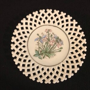 Lacy Antique Early American Pattern White Opalescent Glass from Challinor, Taylor & Co. in their O.W. [Open Work] Pattern 1880’s