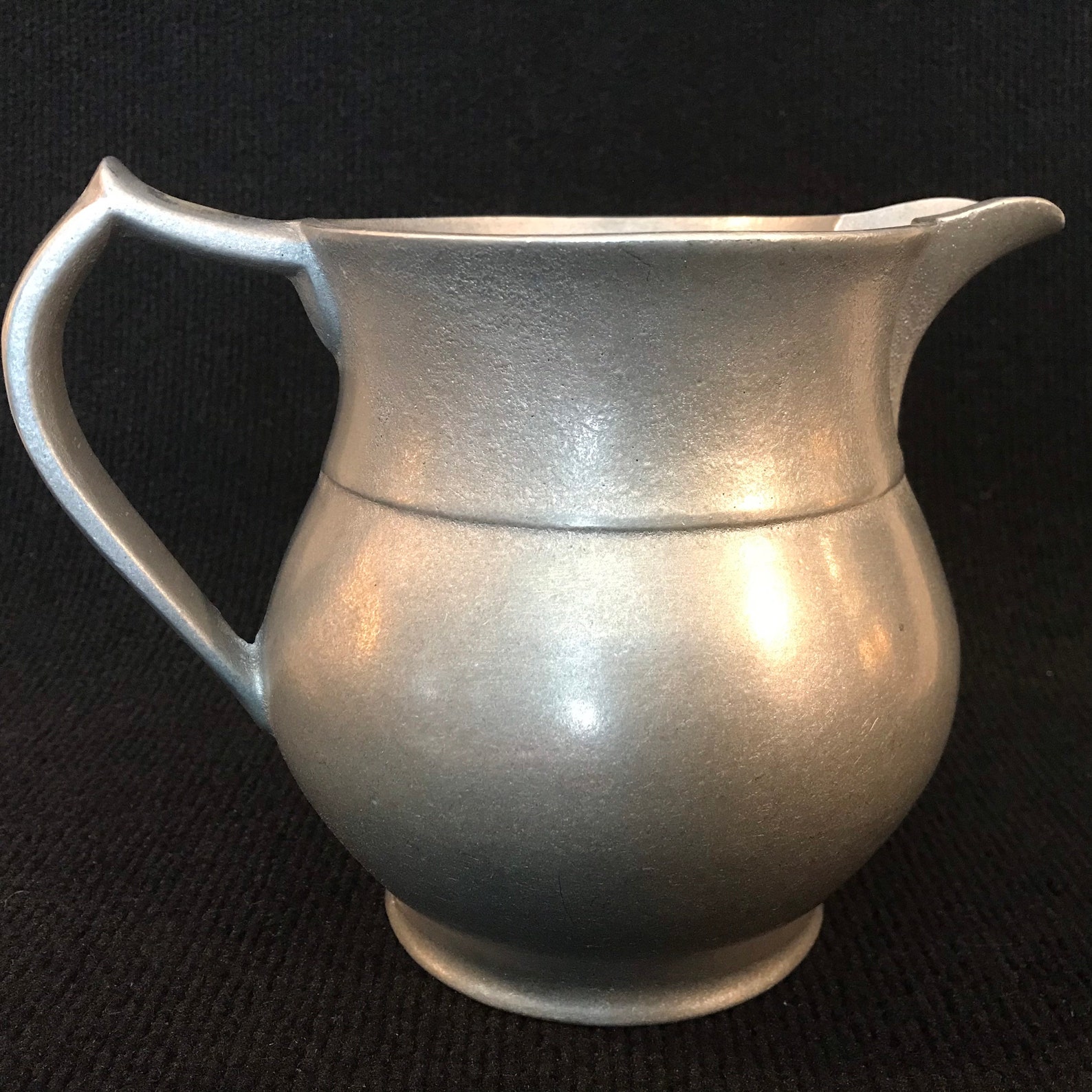 Early Wilton Brass Company Armetale Pitcher and Platter from Etsy