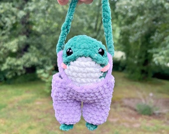 Bag Friend Crochet Frog