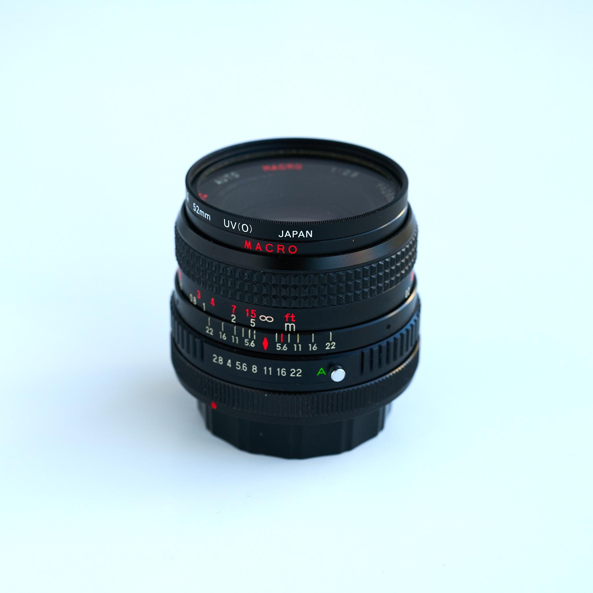 Panagor E PMC Auto Macro 28mm F2.8 | Canon FD | (kino Precision