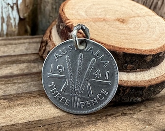 オーストラリア 3ペンス硬貨 1951～1957年 銀貨 3ペンス - 切り売り