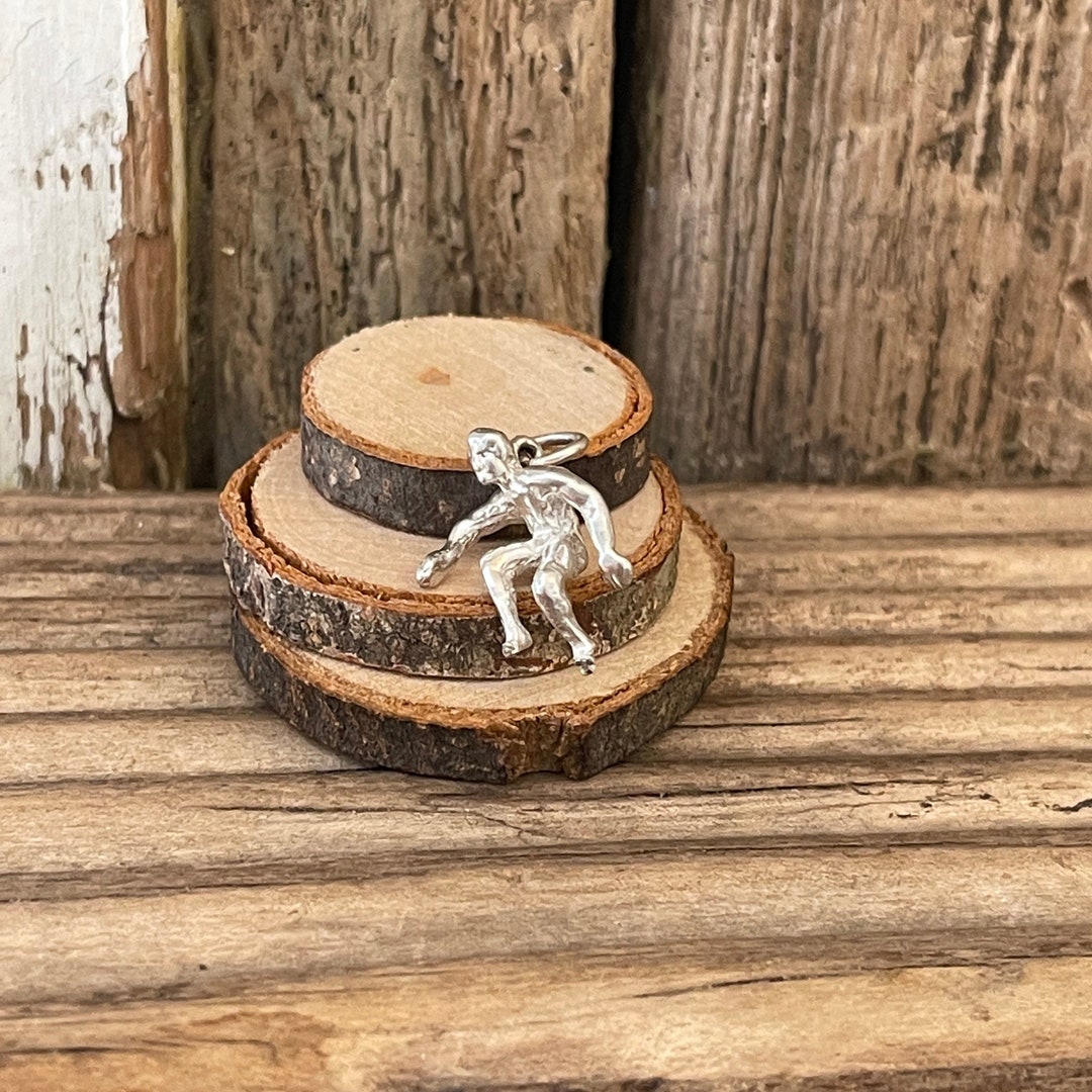 Pendentif Vintage Aztec Masculin - Doré - Occasion - Bijou Ethnique