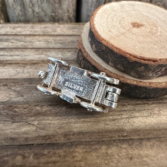 Vintage Solid Silver Opening Car Charm | Miniatur… - image 4