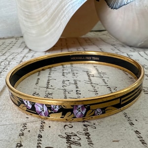 Vintage MICHAELA FREY Team Enamel Bangles Austria Art Deco Style Etsy
