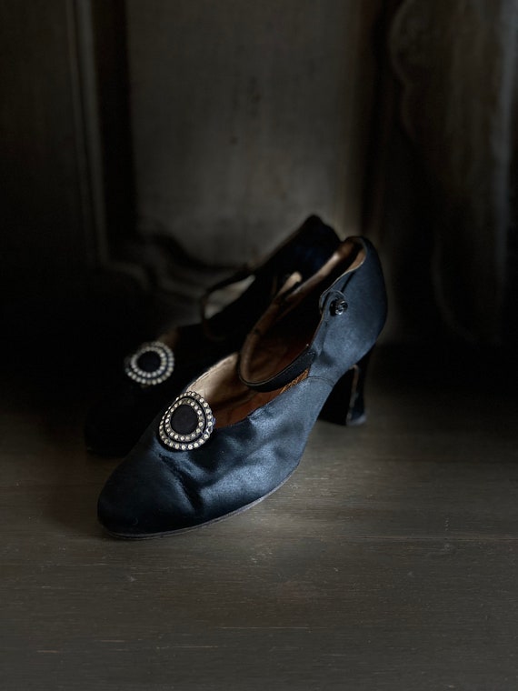 Antique Flapper 1920s Evening Shoes Shoes Pumps "B