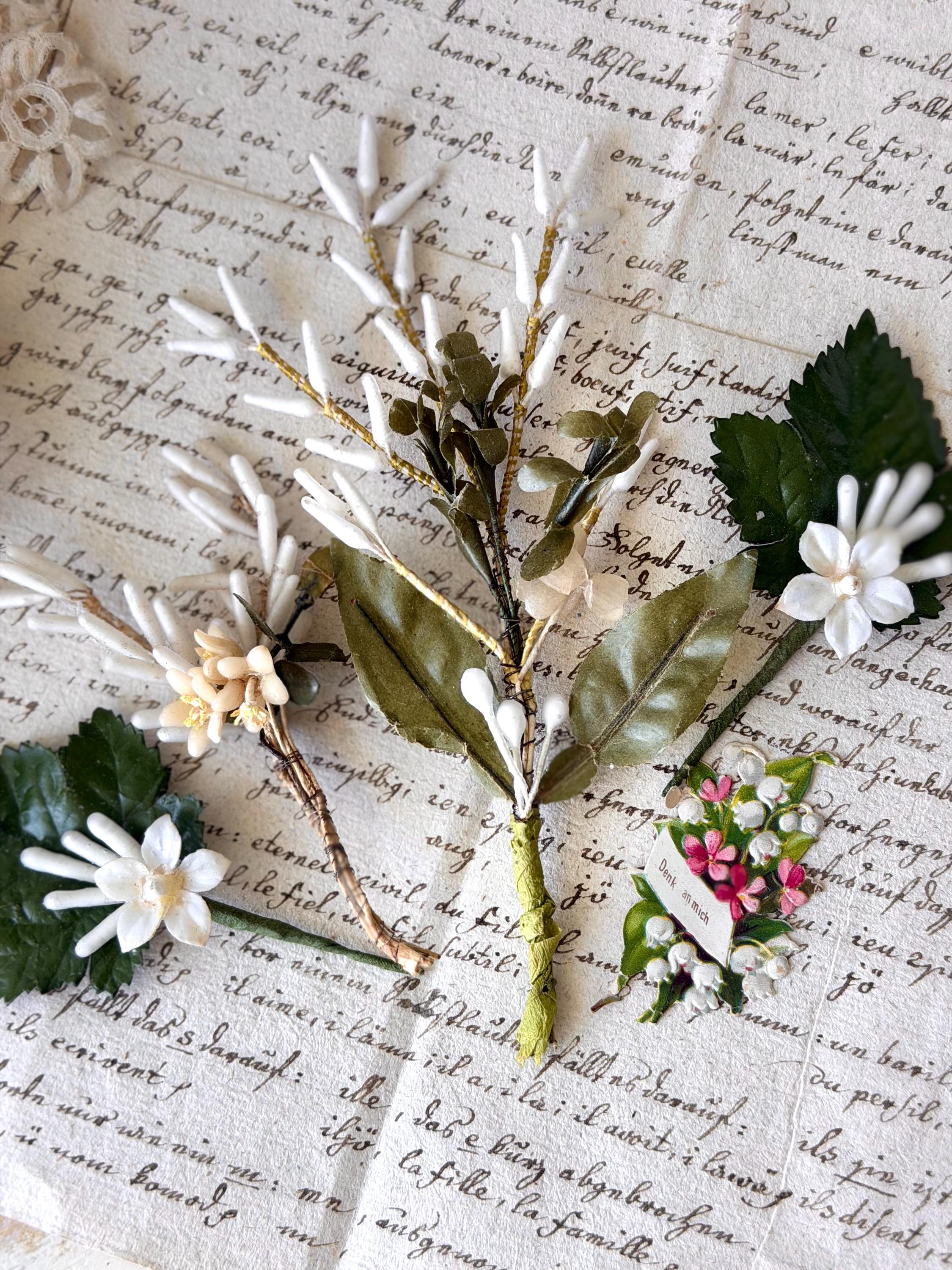 Antique Wax Orange Blossom Flowers - Etsy