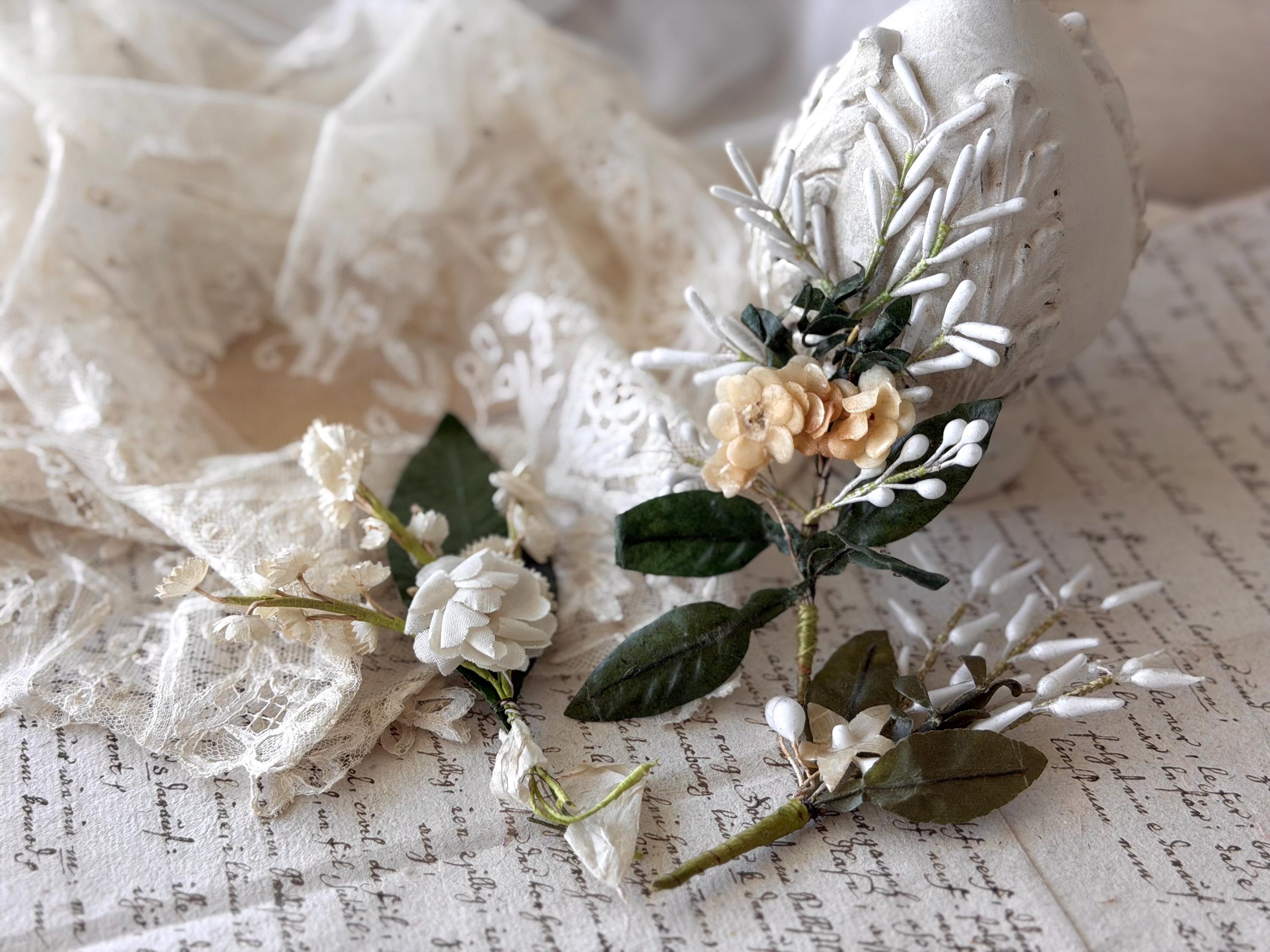 Antique Wax Orange Blossom Flowers - Etsy