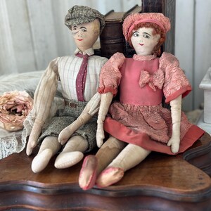 GRANDE POUPÉE ANCIENNE de salon boudoir doll art déco / bella sfbj unis france EUR 38,00