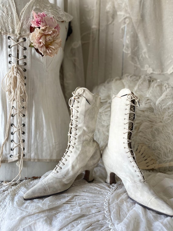 victorian boots wedding