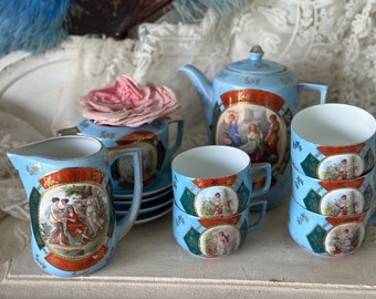 ヴィンテージチェコオリジナルボヘミア磁器ティー/コーヒーカップ 